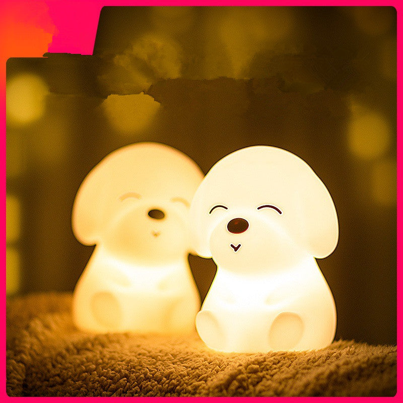 Silicone LED Puppy Dog Night Light