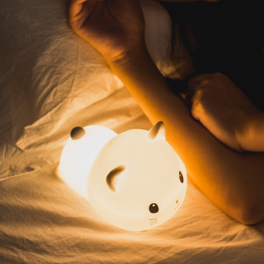 Cat silicone night light