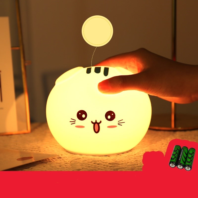 Cat Night Light Silicone