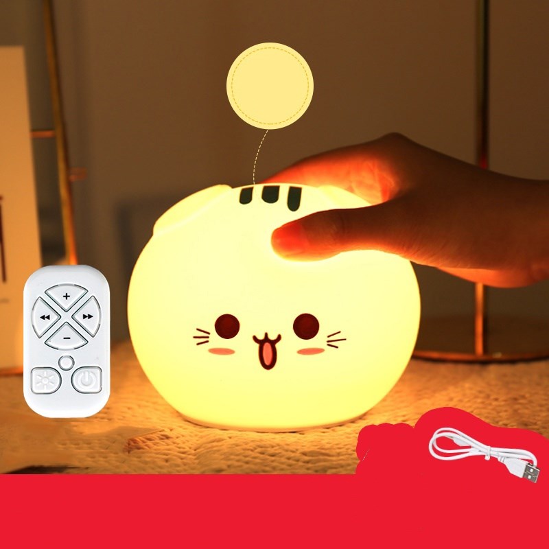 Cat Night Light Silicone