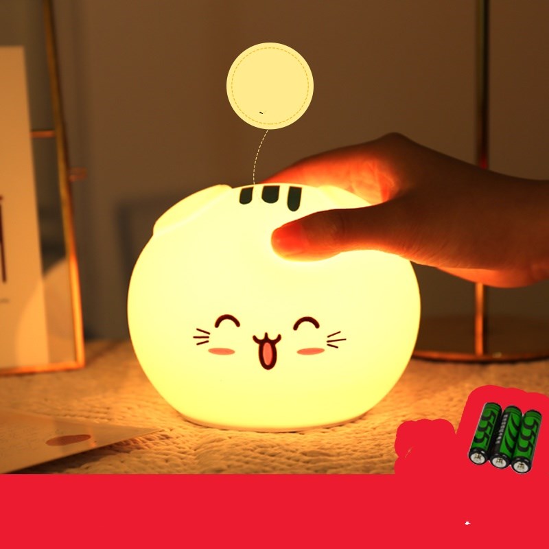 Cat Night Light Silicone