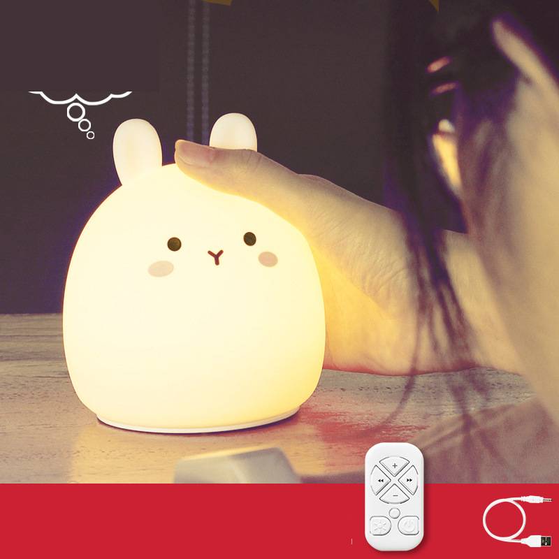 Silicone Rabbit Rechargeable Night Light Bunny