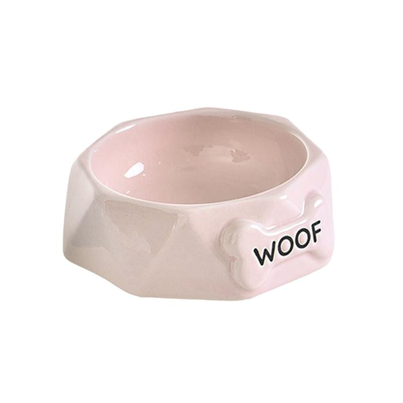 Pet Food Bowl Woof