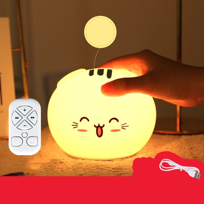 Cat Night Light Silicone