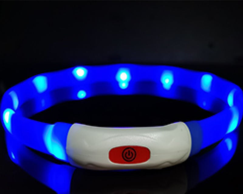 Silicone LED Light Up Dog Collar