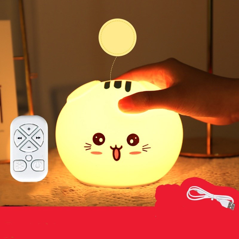 Cat Night Light Silicone