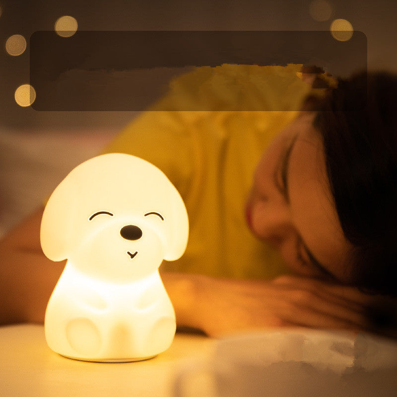 Silicone LED Puppy Dog Night Light