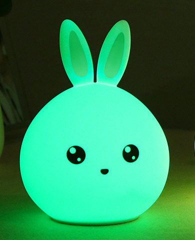 Touch Sensor Night Light Silicone Bunny Rabbit