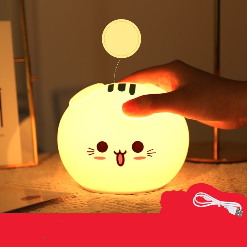 Cat Night Light Silicone