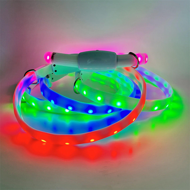 Safety LED Light Up Dog Collar