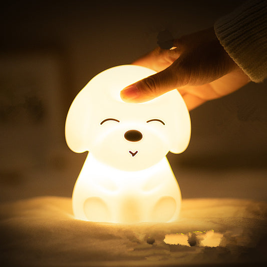 Silicone LED Puppy Dog Night Light