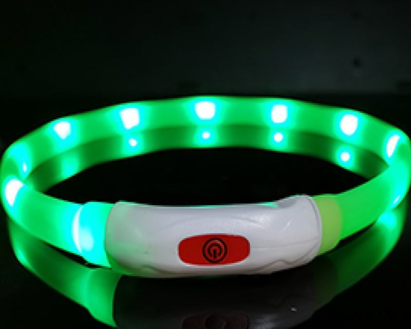 Silicone LED Light Up Dog Collar