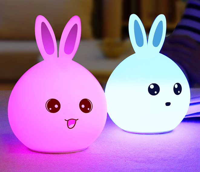 Touch Sensor Night Light Silicone Bunny Rabbit