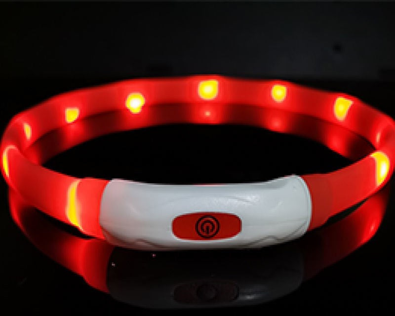 Silicone LED Light Up Dog Collar