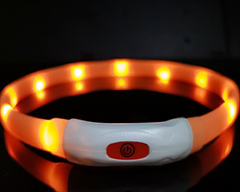 Silicone LED Light Up Dog Collar