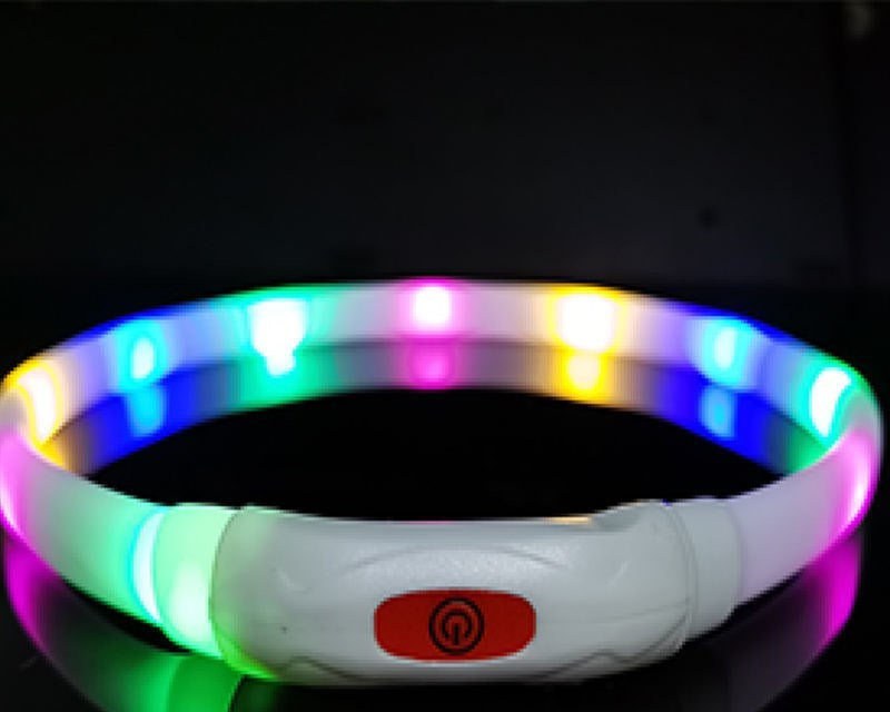 Silicone LED Light Up Dog Collar