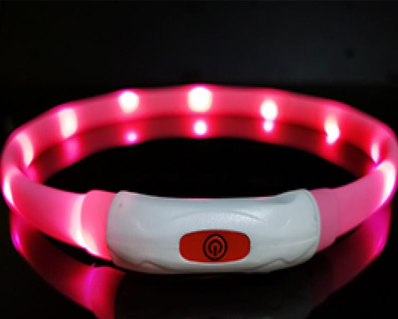 Silicone LED Light Up Dog Collar