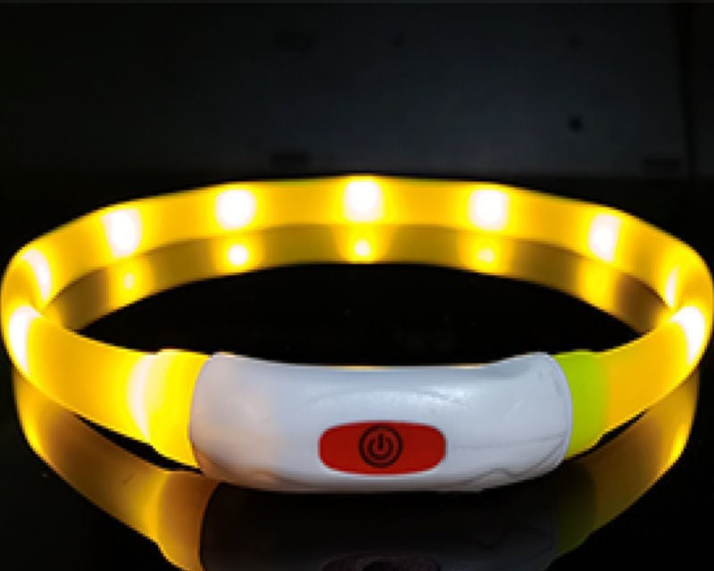 Silicone LED Light Up Dog Collar